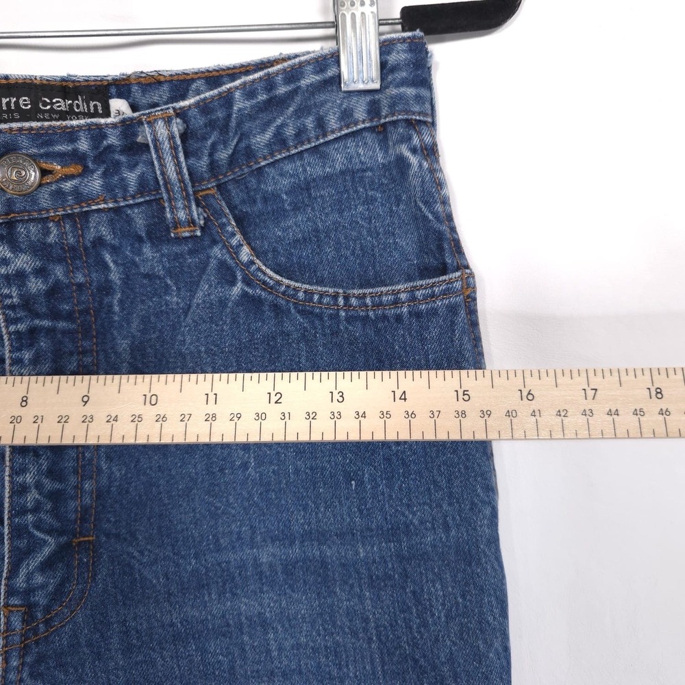 Vintage PIERRE CARDIN Women's Jeans 9/10 British Made Crown Colony of Hong Kong - Picture 4 of 10